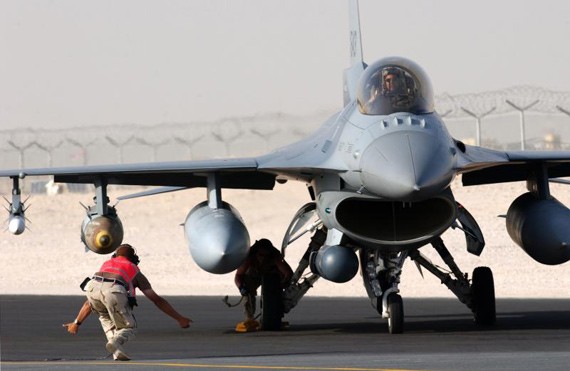Máy bay chiến đấu F-16C-block52 của quân đội Mỹ